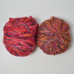 Colorful Variegated Berroco Boboli Lace Wool, Viscose + Acrylic Blend Yarn - 2 Balls