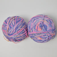 Purple + Pink Madelinetosh Twist Light Superwash Merino Blend Yarn - 2 Balls