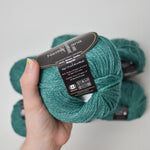 Green Universal Yarn Nettle Lana Wool + Nettle Blend Yarn - 7 Balls