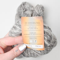 Gray Marled Cascade Yarns Eco Duo Baby Alpaca + Wool Blend Yarn - 3 Skeins