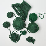 Green Yarn - 7 Balls + Extra + Project
