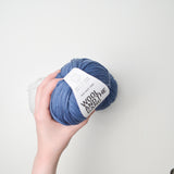 White and Blue Wool + The Gang The New Wave Cotton + Recycled Polyester Yarn - 3 Balls