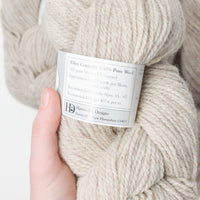 Light Brown Harrisville Designs New England Highland Pure Wool Yarn - 6 Skeins