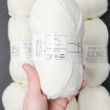 White Plymouth Yarns Encore DK Yarn - 9 Skeins
