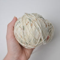 White Speckled Yarn - 2 Balls