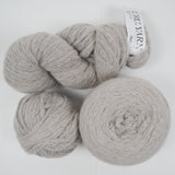 Light Gray KnitCrate Uru.Yarn Chonk Merino Wool + Pima Cotton Super Bulky Yarn - 2 Skeins + Extra