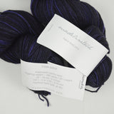Black + Blue Madeline Tosh Tosh Sock Merino Wool Yarn - 2 Skeins