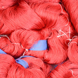 Very Big Hanks of Red Thin Cord Yarn
