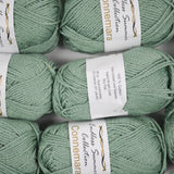 Sage Green Connemara Endless Summer Collection Cotton Yarn - 12 Skeins + Extra