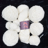 White Ella Rae Cozy Alpaca Acrylic + Alpaca Yarn