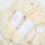 Undyed White Knit Picks Hawthorne Fingering Superwash Highland Wool + Polyamide Yarn - 6 Skeins