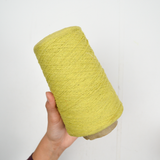 Chartreuse Green + Orange Silk Yarn - 2 Cones