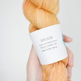 Orange Variegated Ontheround Simple Sock Superwash Merino Wool Yarn - 3 Skeins