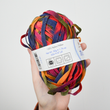 Rainbow Moda-Dea Ticker Tape Nylon Ribbon Yarn - 8 Balls