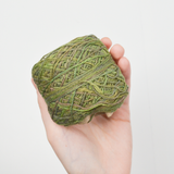 Green Variegated Yarn - 2 Balls + Partial Project