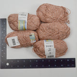 Light Pink Idena Saint-Tropez Almedahls Cotton, Wool, Viscose + Acrylic Yarn - 5 Balls