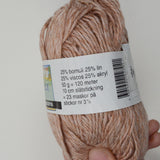 Light Pink Idena Saint-Tropez Almedahls Cotton, Wool, Viscose + Acrylic Yarn - 5 Balls