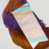 Jewel Tone Fleece Artist Kidazzle Merino, Kid + Nylon Hand Dyed Yarn - 3 Skeins