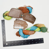 Earth Tone Variegated Araucanía Yarn Cau-Cau Cotton + Silk Yarn - 4 Skeins