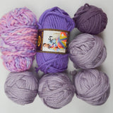 Purple Chunky Yarn Bundle
