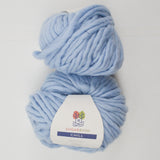 Light Blue Sugar Bush Chill 100% Merino Wool Yarn - 2 Balls