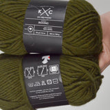 Green Roving 100% Wool Yarn - 5 Balls