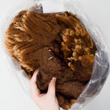 Dark Brown Undyed Jacob Wool