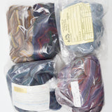 Colorful Variegated Wool Roving + Hand Spun Yarn