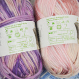 Pastel Eco Single-Ply Variegated Yarn - 5 Skeins