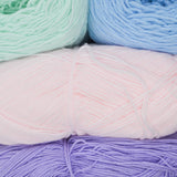 Pastel Acrylic Yarn - 4 Large Balls