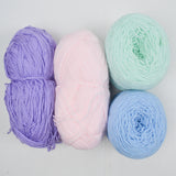 Pastel Acrylic Yarn - 4 Large Balls