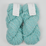 Teal + Gray Purl Soho Fiddlehead Alpaca Chunky Textured Yarn - 2 Skeins