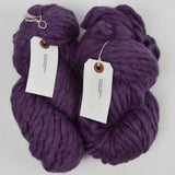 Purple Bulky Wool Yarn - 2 Skeins