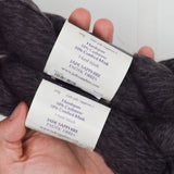 Gray Jade Sapphire Moonlight Handspun Cashmere + Combed Mink Yarn - 2 Skeins