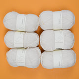 Heirloom White Purl Soho Wigeon Merino Wool Yarn - 6 Skeins