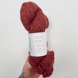 Maroon Tones Light American Columbia Wool Brooklyn Tweed Yarn - 2 Skeins