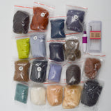 Assorted Feltint Roving + Felting Needles