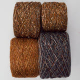 Assorted Bronze + Metallic Multi-Strand Yarns - 4 Balls