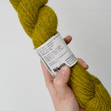 Green Appledore Double Knit Devon Closewool, Romney + Exmoor Blueface Wool Yarn - 5 Skeins