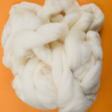 White Wool Roving