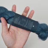 Dark Teal Shibui Knits Silk Cloud Kid Mohair + Silk Yarn - 3 Skeins