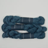 Dark Teal Shibui Knits Silk Cloud Kid Mohair + Silk Yarn - 3 Skeins