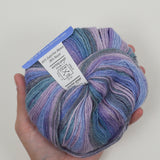 Blue + Purple Variegated Berroco Folio Color Superfine Alpaca + Rayon Yarn - 6 Balls