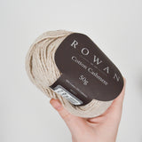 Light Natural Brown Rowan Cotton Cashmere Yarn - 9 Skeins