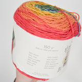 Rainbow Sublime Eden Wool + Cotton Blend Yarn - 4 Skeins