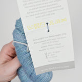 Hydrangea Blue The Fibre Co. Meadow Llama, Silk, Linen + Merino Blend Yarn - 2 Skeins
