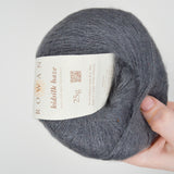 Smoke Gray 605 Rowan Kidsilk Haze Mohair + Silk Blend Yarn - 7 Skeins