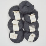 Smoke Gray 605 Rowan Kidsilk Haze Mohair + Silk Blend Yarn - 7 Skeins
