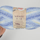 Blue + Yellow King Cole Drifter for Baby Acrylic, Cotton + Wool Blend Yarn - 3 Skeins