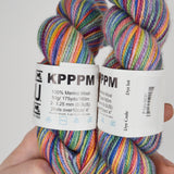 Colorful Variegated Koigu KPPPM Merino Wool Yarn - 2 Skeins